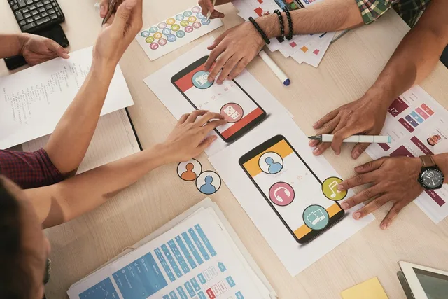 people, teamwork, business, document, meeting, coworker, start-up, hands, collaboration, application, discussing, information, idea, screen, table, lady, developing, technology, programmer, interface, icon, choosing, mobile, design, software. How UK buyers should score a customer success software comparison