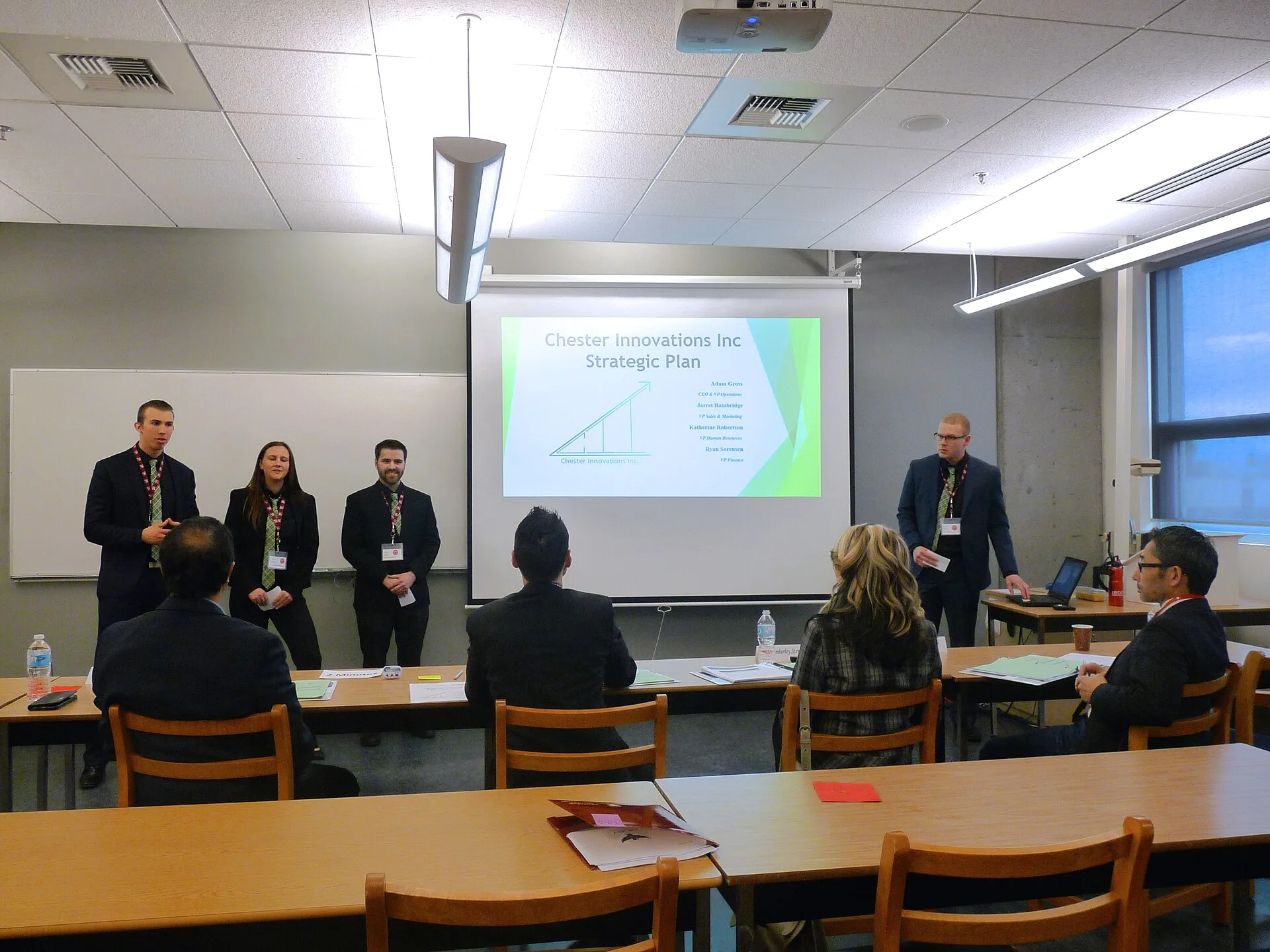 Four UFV School of Business students travelled to Kelowna with faculty advisor Kevin deWolde, to participate in the Western Canada Business Simulation Competition. The team won the gold and several top individual awards, including top VP HR award, top CEO award, and top VP Marketing award. The UFV t